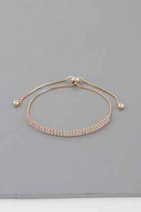 Classic Rhinestone Adjustable Bracelet