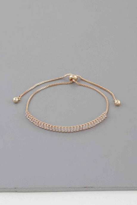 Classic Rhinestone Adjustable Bracelet