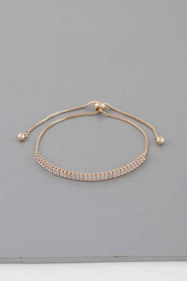 Classic Rhinestone Adjustable Bracelet