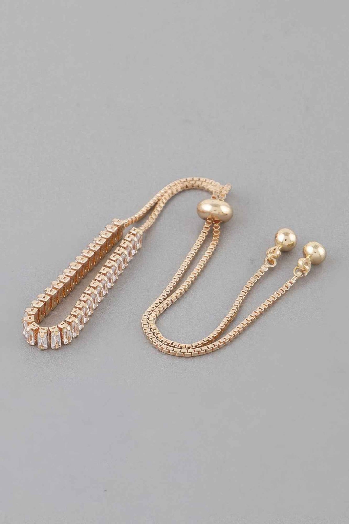 Classic Rhinestone Adjustable Bracelet