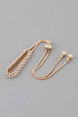 Classic Rhinestone Adjustable Bracelet