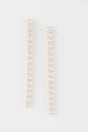 Rhinestone Bar Drop Earrings