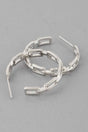 Link Chain Hoop Earrings