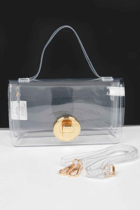 Transparent Top Handle Bag