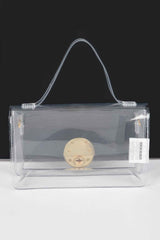 Transparent Top Handle Bag