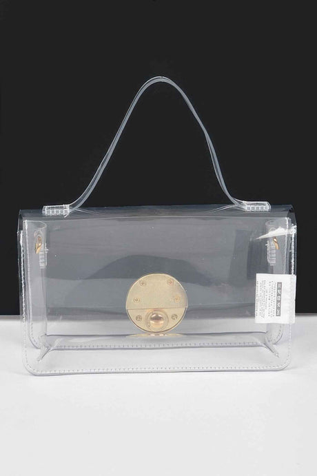 Transparent Top Handle Bag