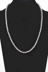 Rhinestone Chain Layered Necklace 60cm