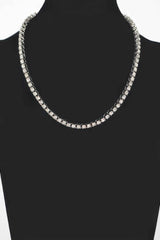 Rhinestone Chain Layered Necklace 45cm