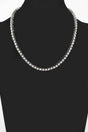 Rhinestone Chain Layered Necklace 45cm