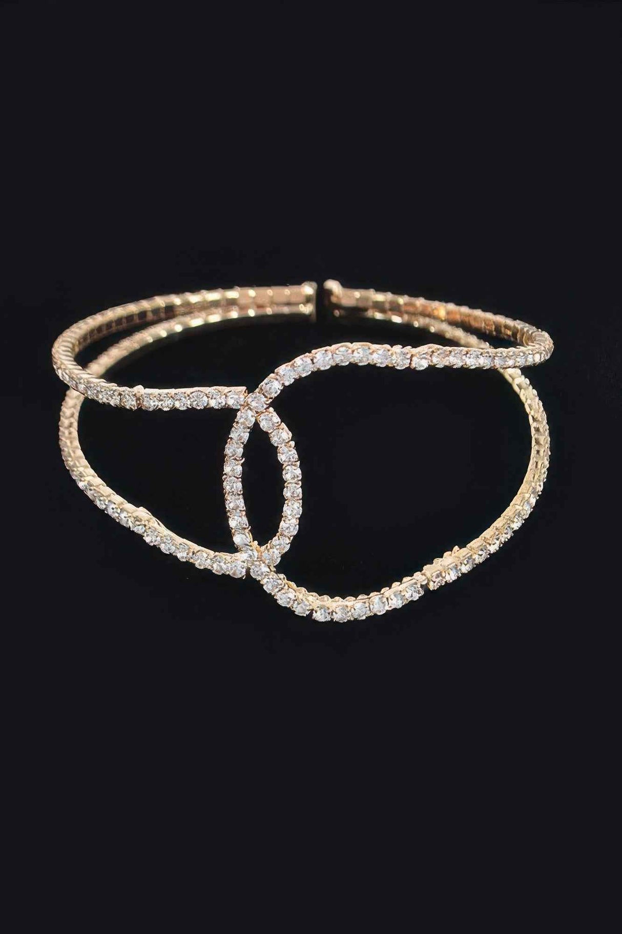 Rhinestone Cuff Bracelet