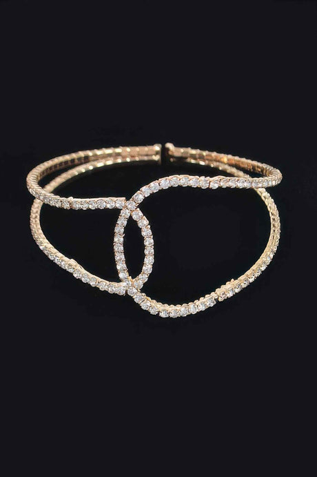 Rhinestone Cuff Bracelet