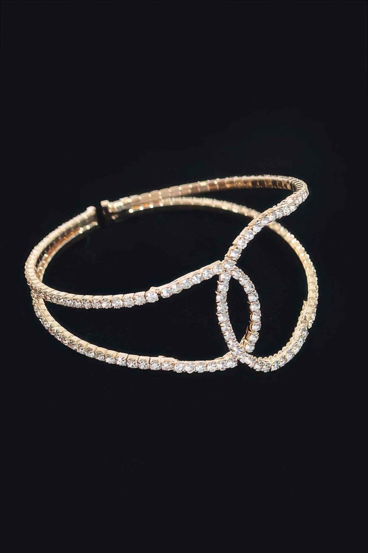Rhinestone Cuff Bracelet