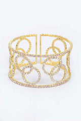 Wrap Rhinestone Bangle
