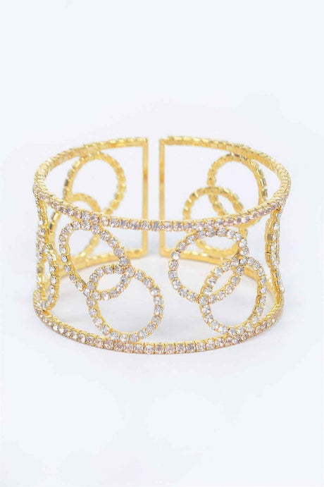 Wrap Rhinestone Bangle
