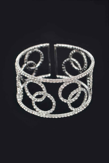 Wrap Rhinestone Bangle