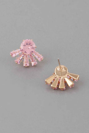 Crystal Flare Stud Earrings