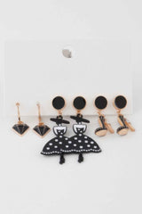 Multi Luxury Lady Earrings Set