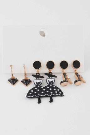 Multi Luxury Lady Earrings Set