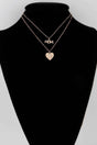 Mom Heart Pendant Necklace
