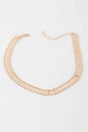Leaf Chain Choker Necklace
