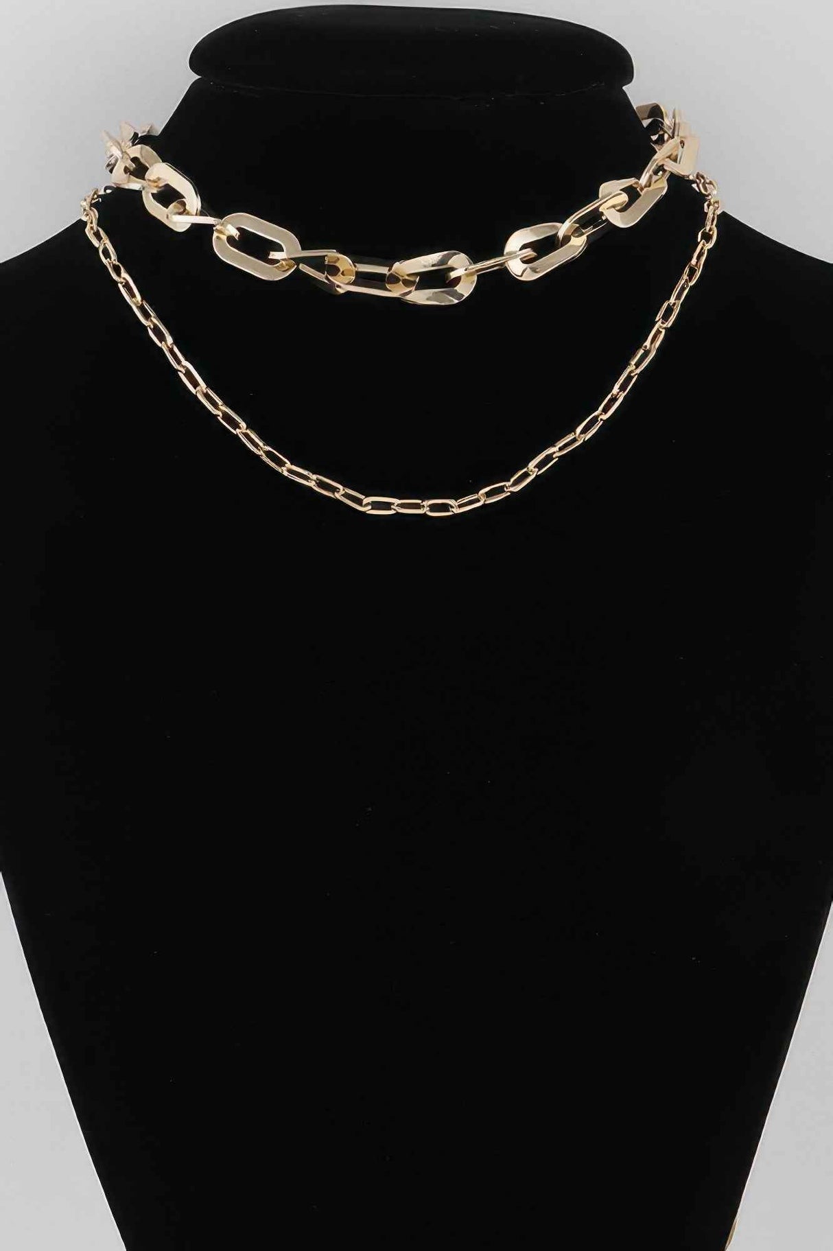 Double Link Chain Necklace