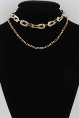 Double Link Chain Necklace
