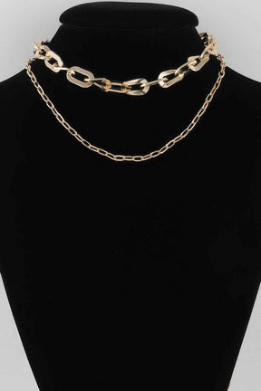 Double Link Chain Necklace
