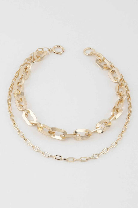 Double Link Chain Necklace