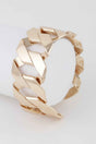 Wide Curb Chain Bracelet