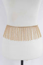 Rhinestone Curtain Belt