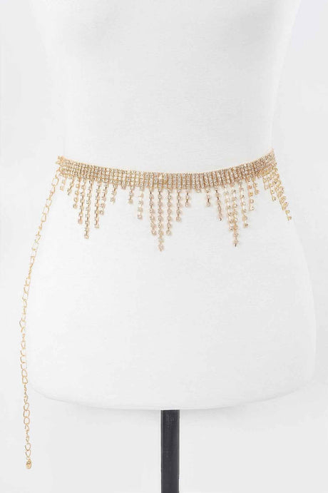 Falling Icicle Gemstone Belt