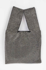 Rhinestone Studded Tote Bag