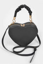Heart Shape Top Handle Bag