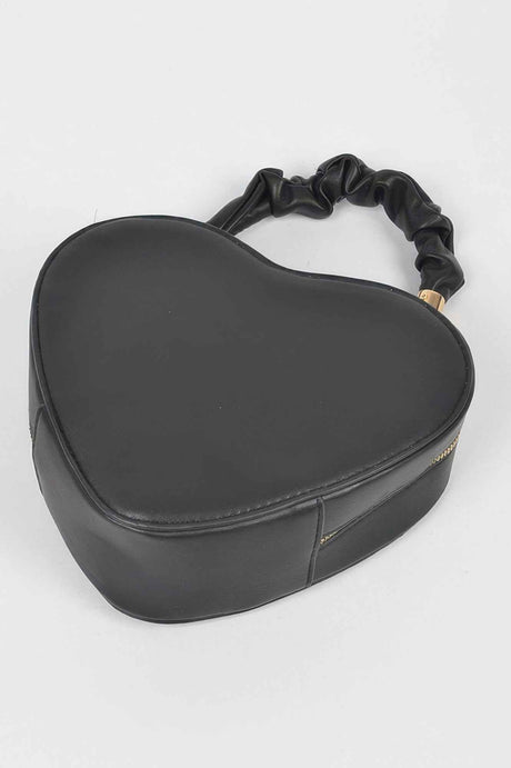 Heart Shape Top Handle Bag