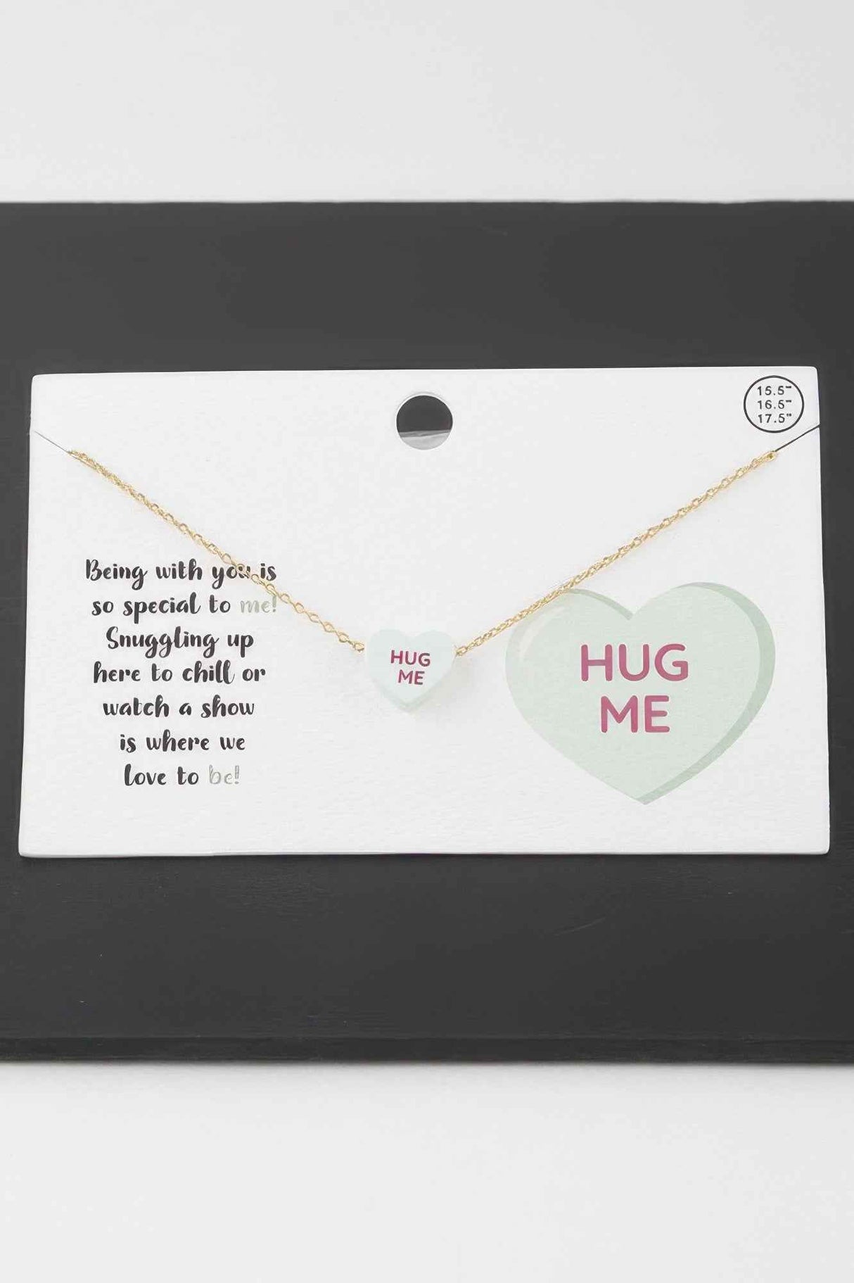 Hug Me Heart Pendant Necklace