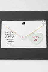 Hug Me Heart Pendant Necklace