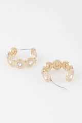 Greek Key Hoop Earrings