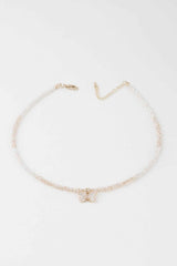 Crystal Butterfly Beaded Necklace