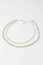 Double Rhinestone Necklace