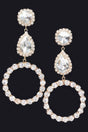 Rhinestone Dangle Earring