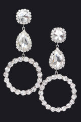 Rhinestone Dangle Earring
