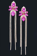 Rhinestone Fringe Earring