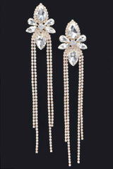 Rhinestone Fringe Earring