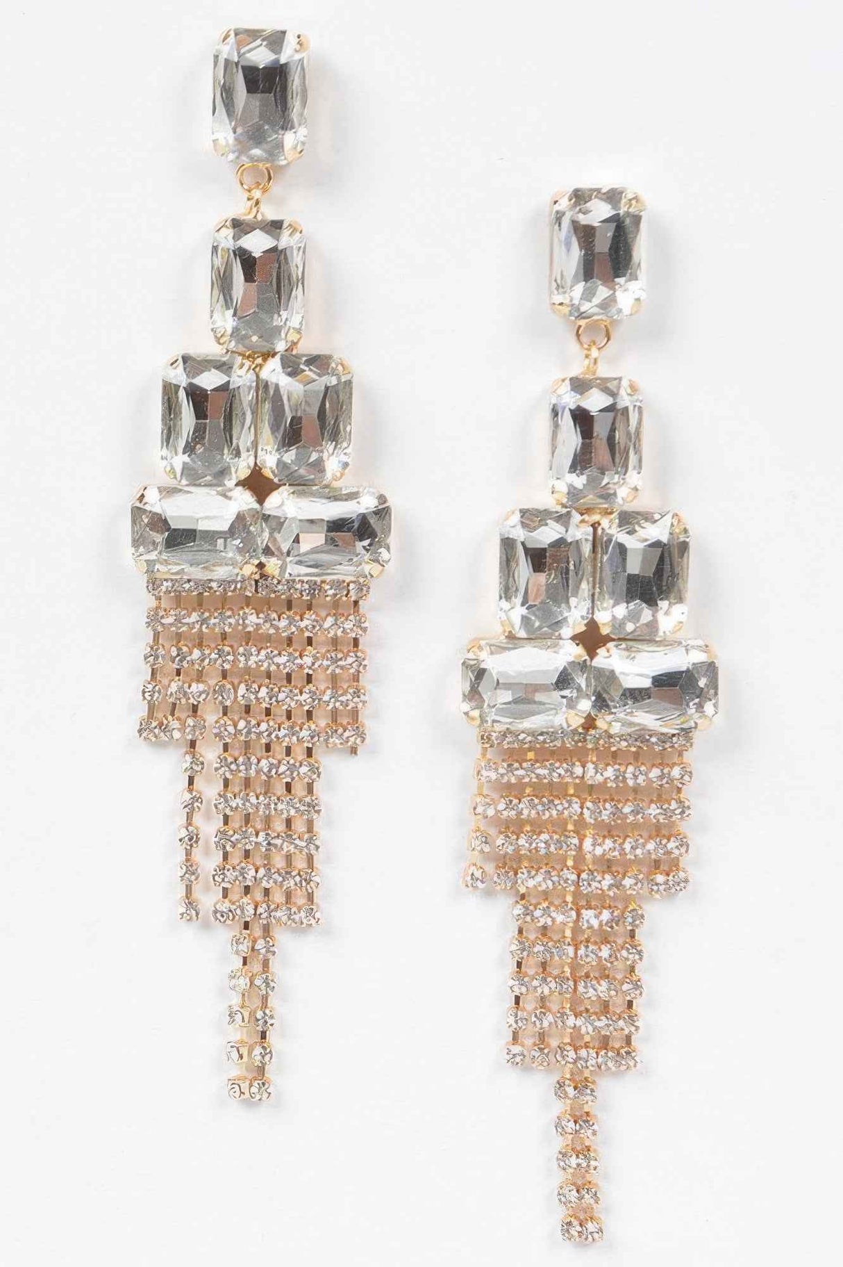 Multi Stone Party Earrings