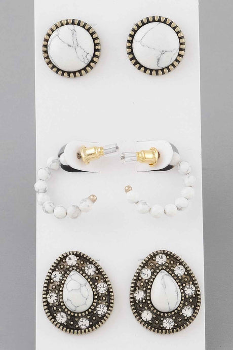 Multi Antique Earrings Set