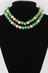 Two Toned Bead Necklace
