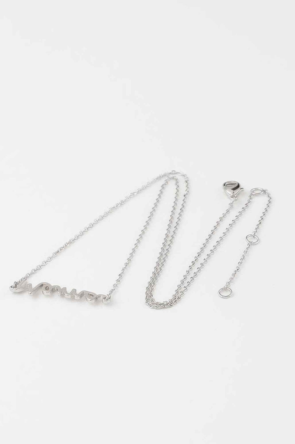 Cursive Mama Script Necklace