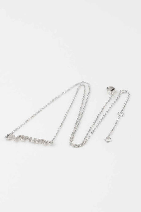Cursive Mama Script Necklace
