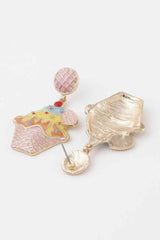 Waffle Sundae Drop Earrings