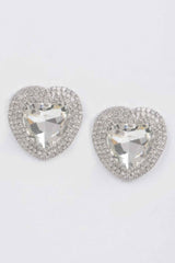 Rhinestone Stud Earring